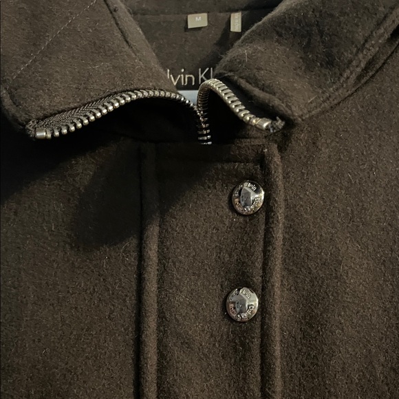 Calvin Klein Dark Brown Hooded Jacket - Picture 4 of 14